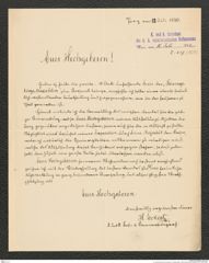 k.k. naturhistorisches Hofmuseum, Intendanzakten 1885-1896 (Hauer), Aktenzahl Z.437/1890, Seite 1